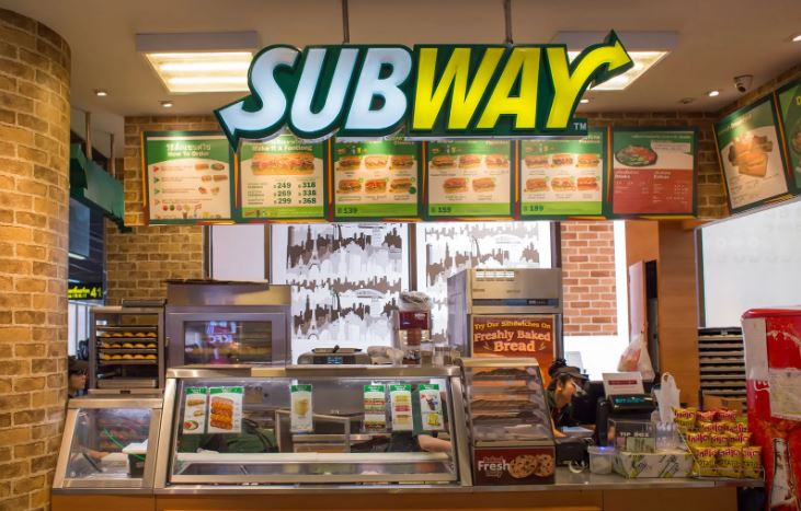 Subway Salad Menu