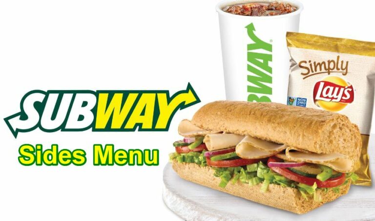 Subway Sides Menu