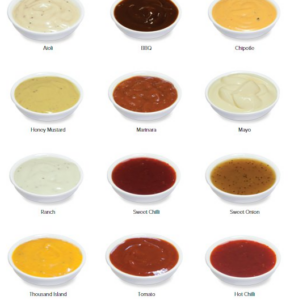 Subway Sauces Menu